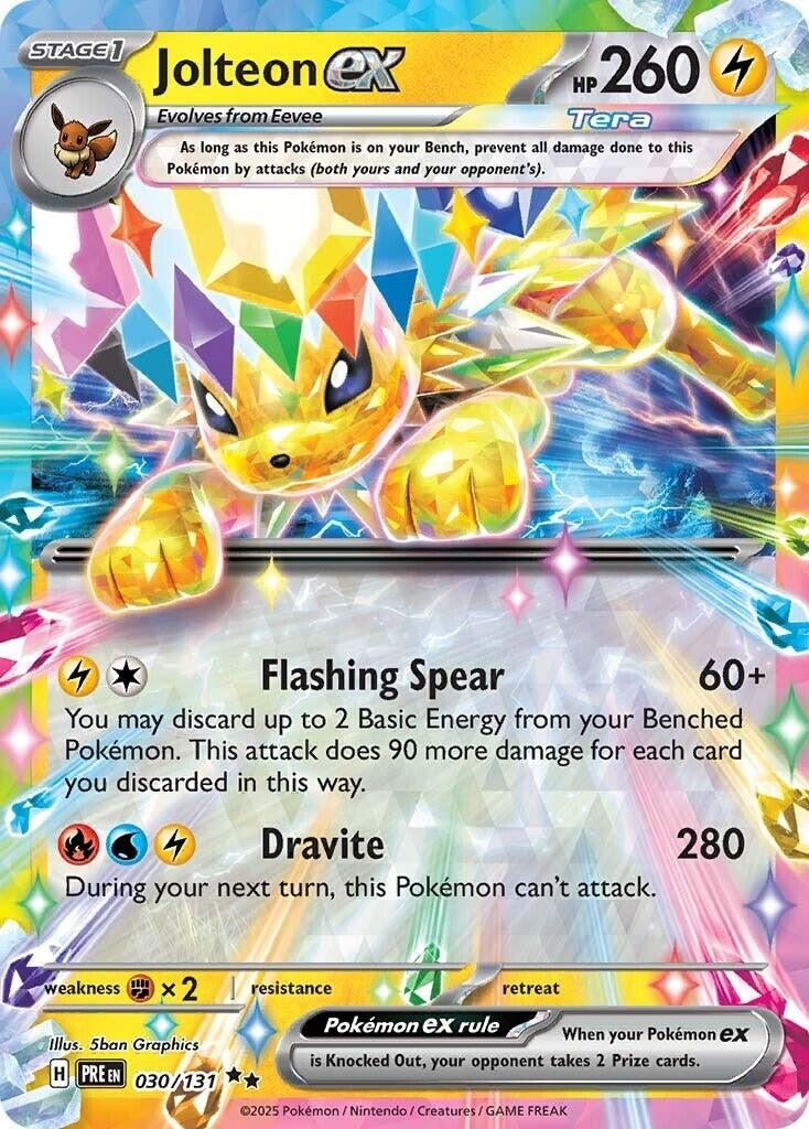 Jolteon ex (030/131) (SV: Prismatic Evolutions) - PokeBox USA