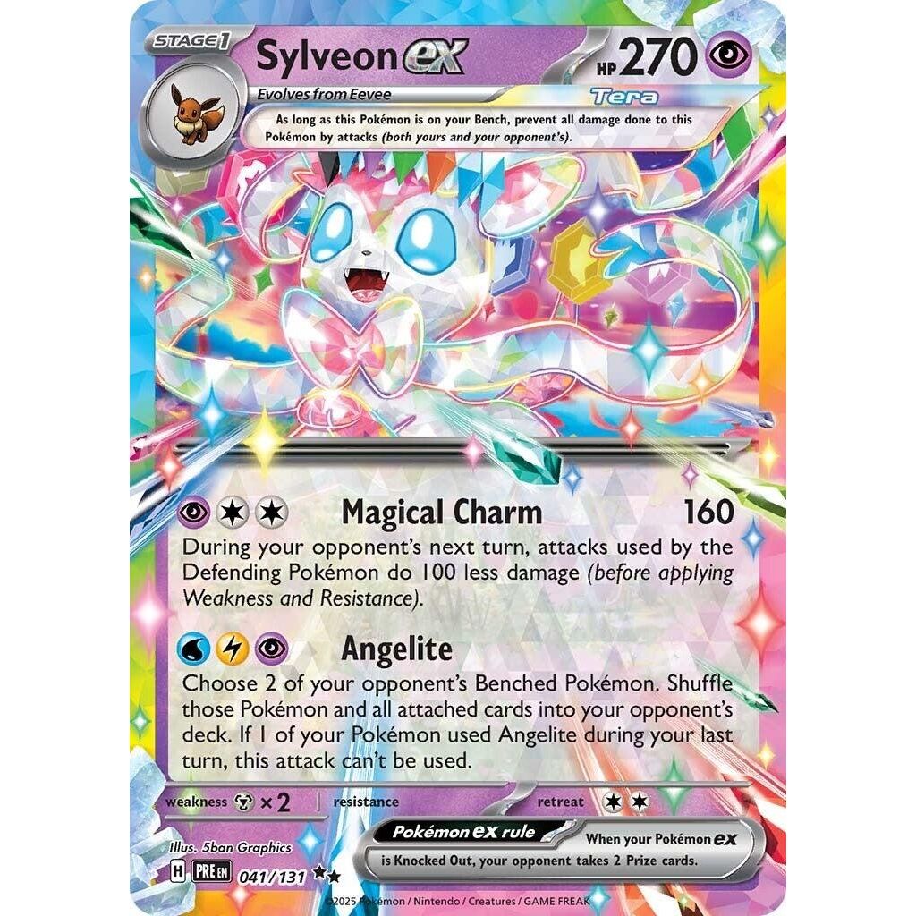 Sylveon ex (041/131) (SV: Prismatic Evolutions) - PokeBox USA