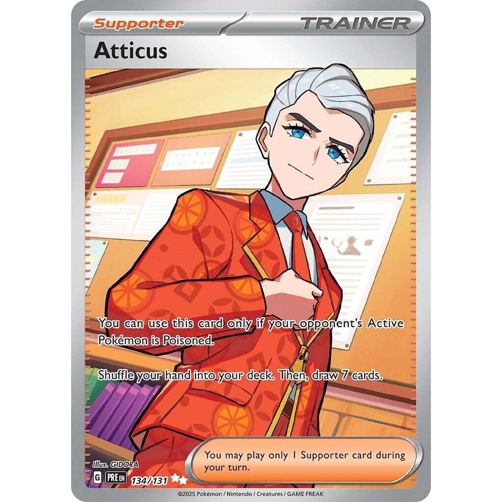 Atticus (134/131) (SV: Prismatic Evolutions) - PokeBox USA