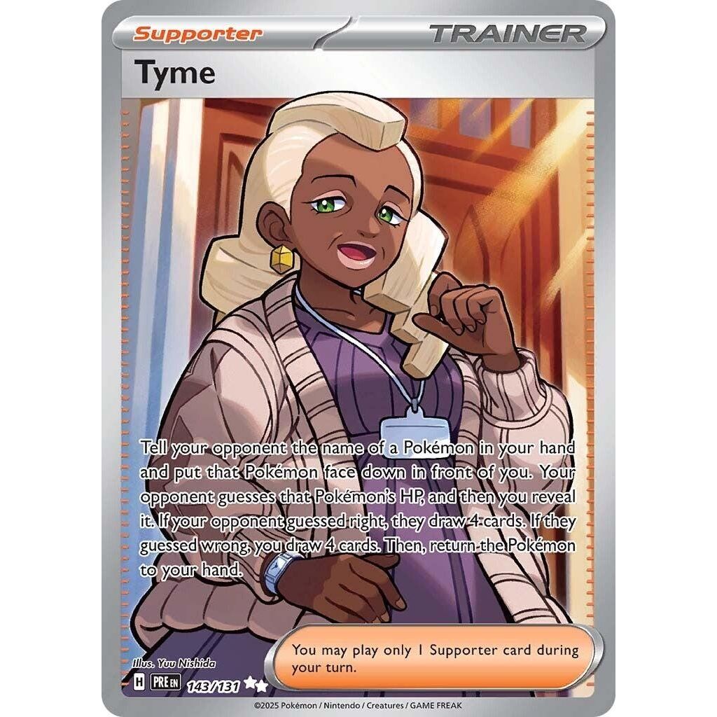 Tyme (143/131) (SV: Prismatic Evolutions) - PokeBox USA