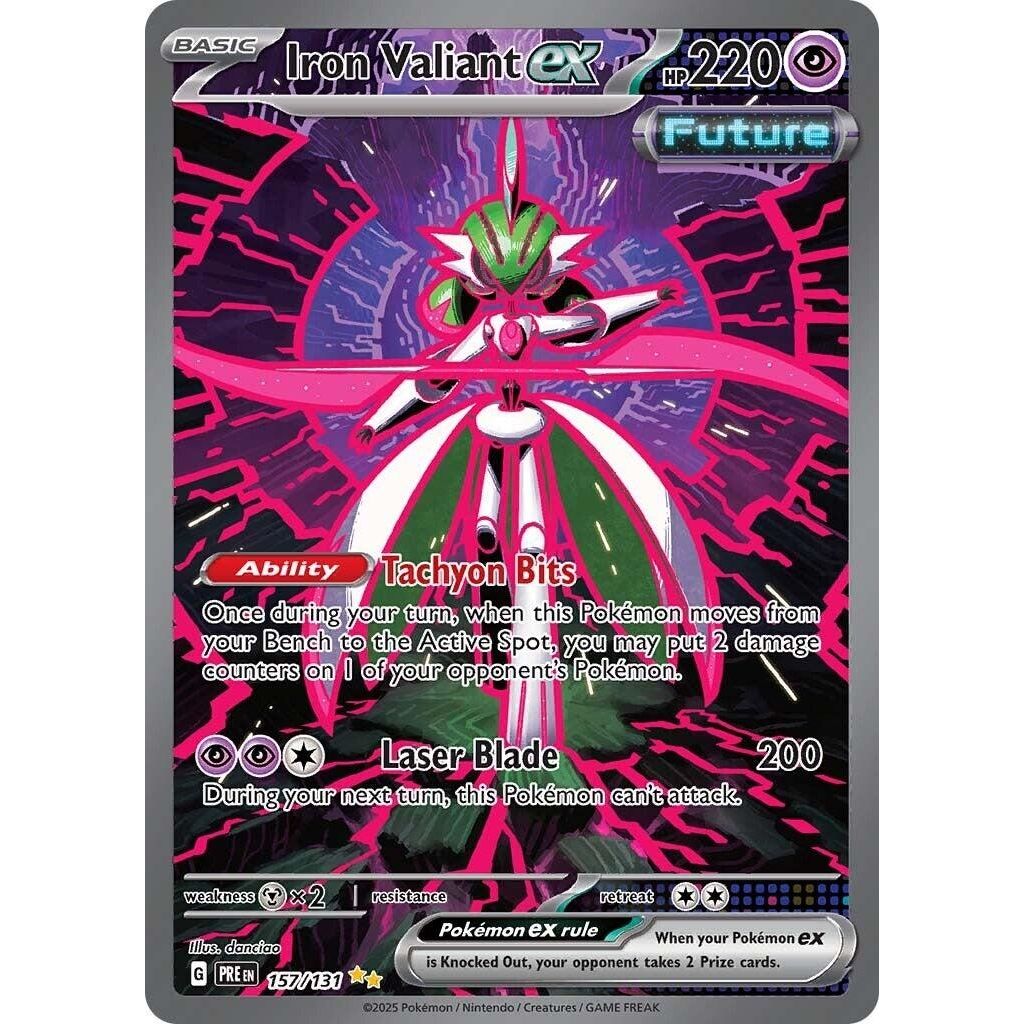Iron Valiant ex (157/131) (SV: Prismatic Evolutions) - PokeBox USA