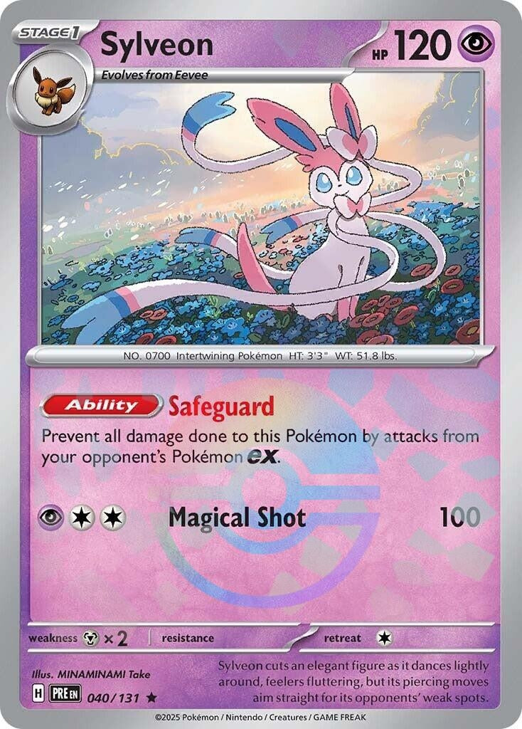 Sylveon (Poke Ball Pattern) (040/131) (SV: Prismatic Evolutions)