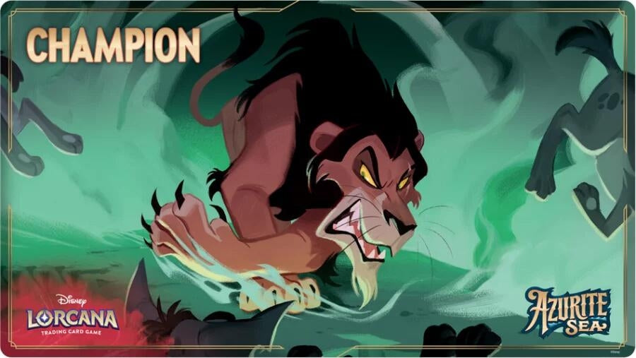 Image for Disney Lorcana: Scar - Heartless Hunter Playmat (Champion) - Playmats