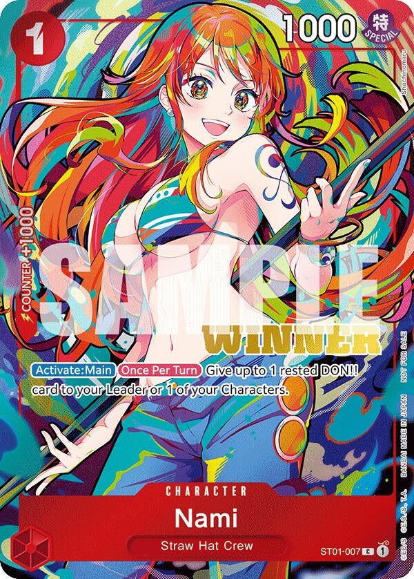 Image for Nami (2025 New Year Event Winner) (ST01-007) (One Piece Promotion Cards) (OP-PR) - One Piece Card Game