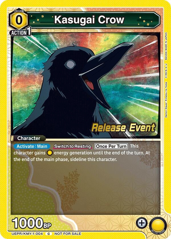 Image for Kasugai Crow (UEPR/KMY-1-004) (UE05BT: Demon Slayer: Kimetsu no Yaiba Release Event Cards) (UE05BT_RE) - Union Arena