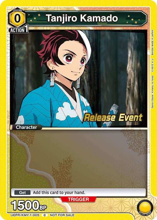 Image for Tanjiro Kamado (005) (UEPR/KMY-1-005) (UE05BT: Demon Slayer: Kimetsu no Yaiba Release Event Cards) (UE05BT_RE) - Union Arena