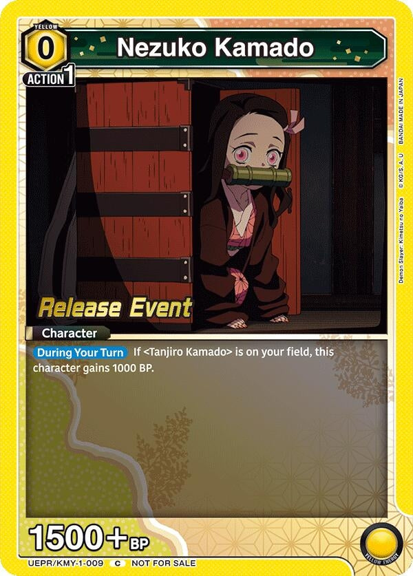 Image for Nezuko Kamado (009) (UEPR/KMY-1-009) (UE05BT: Demon Slayer: Kimetsu no Yaiba Release Event Cards) (UE05BT_RE) - Union Arena
