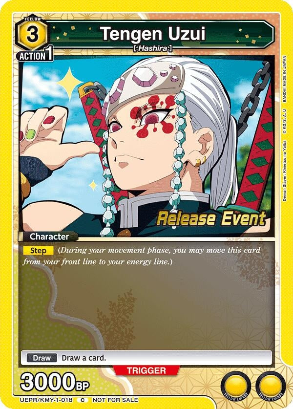 Image for Tengen Uzui (018) (UEPR/KMY-1-018) (UE05BT: Demon Slayer: Kimetsu no Yaiba Release Event Cards) (UE05BT_RE) - Union Arena