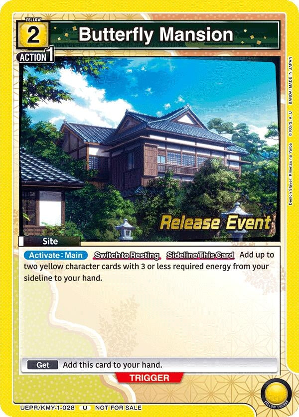 Image for Butterfly Mansion (UEPR/KMY-1-028) (UE05BT: Demon Slayer: Kimetsu no Yaiba Release Event Cards) (UE05BT_RE) - Union Arena