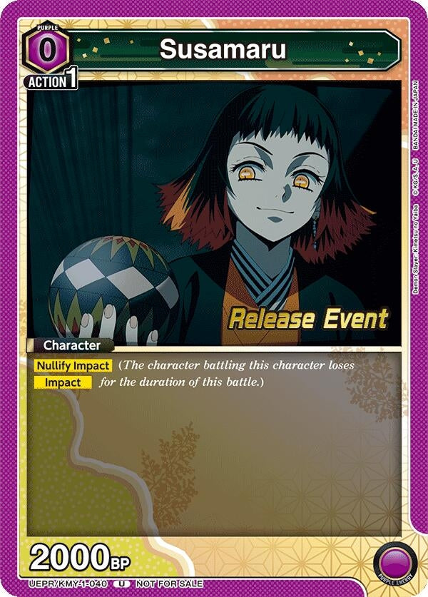 Image for Susamaru (UEPR/KMY-1-040) (UE05BT: Demon Slayer: Kimetsu no Yaiba Release Event Cards) (UE05BT_RE) - Union Arena