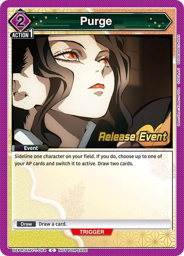 Image for Purge (UEPR/KMY-1-064) (UE05BT: Demon Slayer: Kimetsu no Yaiba Release Event Cards) (UE05BT_RE) - Union Arena