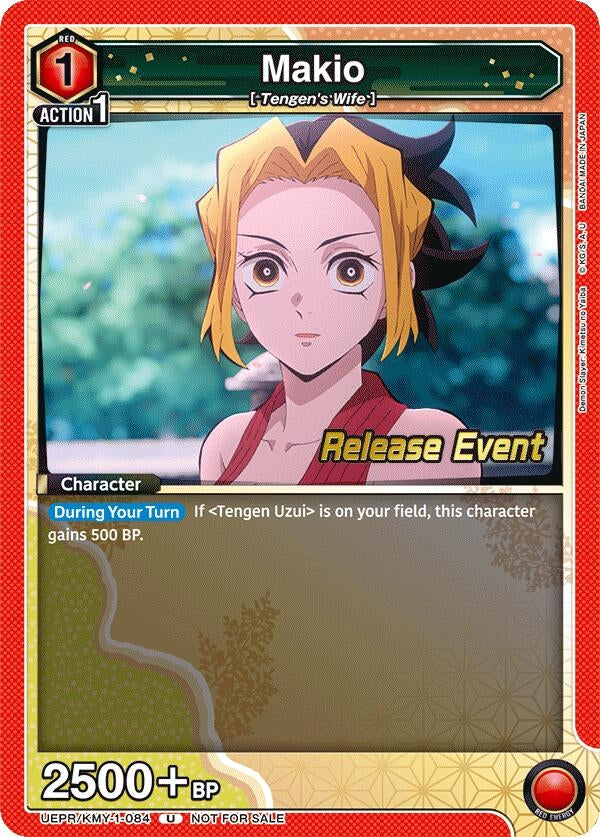Image for Makio (UEPR/KMY-1-084) (UE05BT: Demon Slayer: Kimetsu no Yaiba Release Event Cards) (UE05BT_RE) - Union Arena