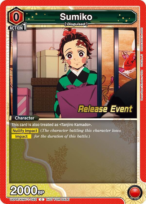Image for Sumiko (UEPR/KMY-1-092) (UE05BT: Demon Slayer: Kimetsu no Yaiba Release Event Cards) (UE05BT_RE) - Union Arena