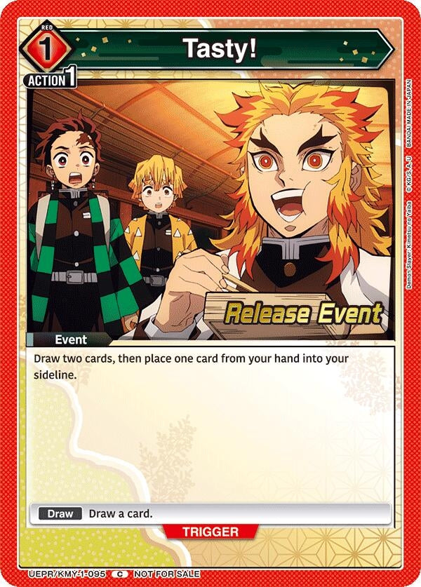 Image for Tasty! (UEPR/KMY-1-095) (UE05BT: Demon Slayer: Kimetsu no Yaiba Release Event Cards) (UE05BT_RE) - Union Arena