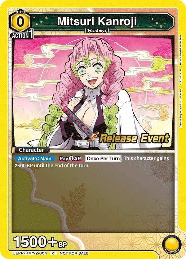 Image for Mitsuri Kanroji (004) (UEPR/KMY-2-004) (UE05BT: Demon Slayer: Kimetsu no Yaiba Release Event Cards) (UE05BT_RE) - Union Arena