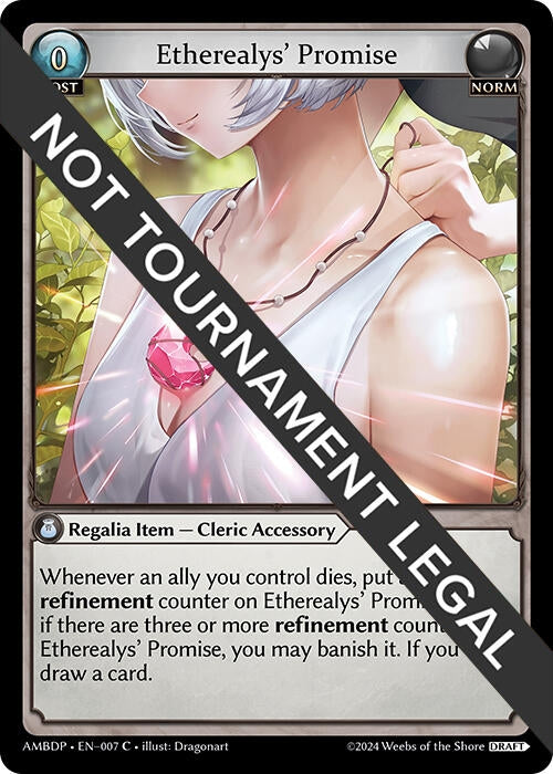 Image for Etherealys' Promise (007) (Mortal Ambition Draft Pack) (AMBDP) - Grand Archive TCG