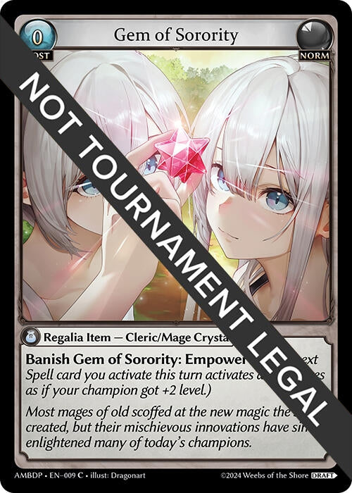 Image for Gem of Security (009) (Mortal Ambition Draft Pack) (AMBDP) - Grand Archive TCG