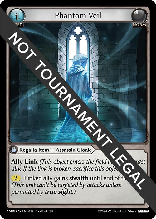 Image for Phantom Veil (017) (Mortal Ambition Draft Pack) (AMBDP) - Grand Archive TCG