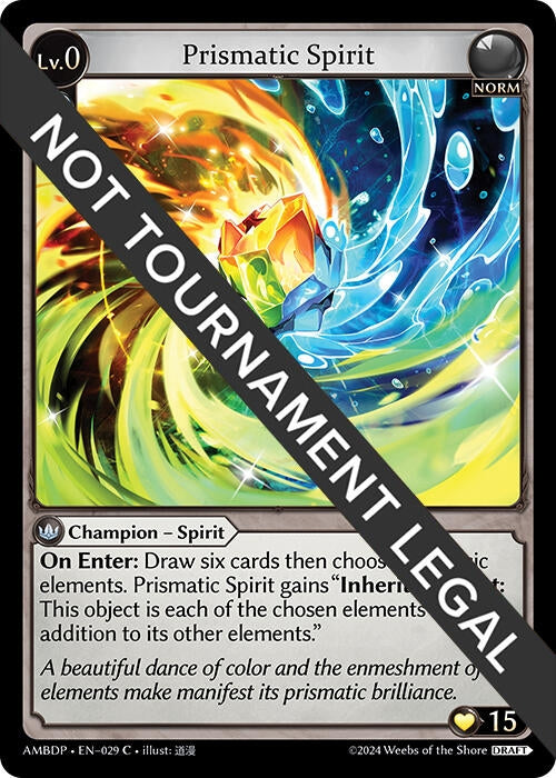 Image for Prismatic Spirit (029) (Mortal Ambition Draft Pack) (AMBDP) - Grand Archive TCG