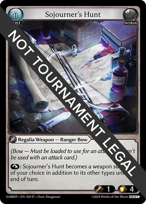 Image for Sojourner's Hunt (024) (Mortal Ambition Draft Pack) (AMBDP) - Grand Archive TCG