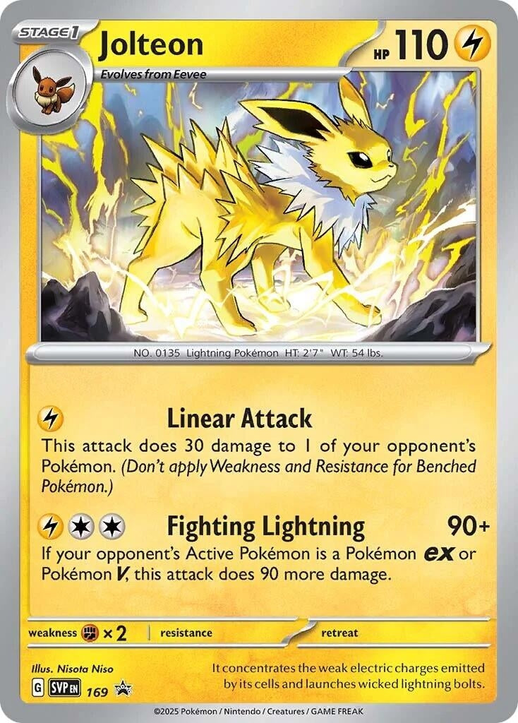 Image for Jolteon - 169 (169) (SV: Scarlet & Violet Promo Cards) (SVP) - Pokemon