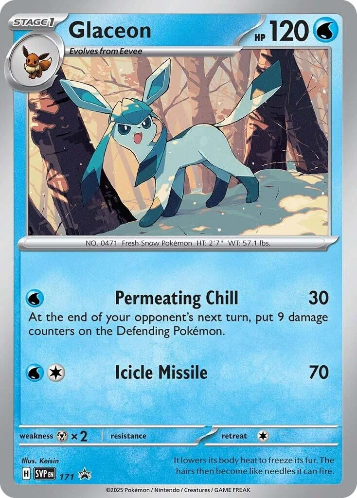 Image for Glaceon - 171 (Cosmos Holo) (171) (SV: Scarlet & Violet Promo Cards) (SVP) - Pokemon
