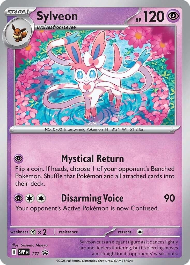 Image for Sylveon - 172 (Cosmos Holo) (172) (SV: Scarlet & Violet Promo Cards) (SVP) - Pokemon