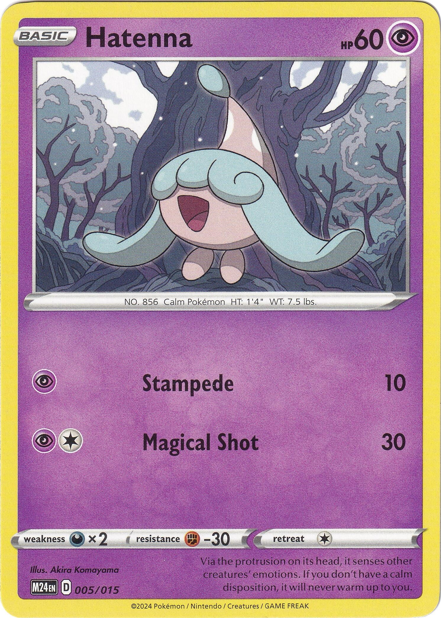 Image for Hatenna (005/015) (McDonald's Promos 2024) (M24) - Pokemon