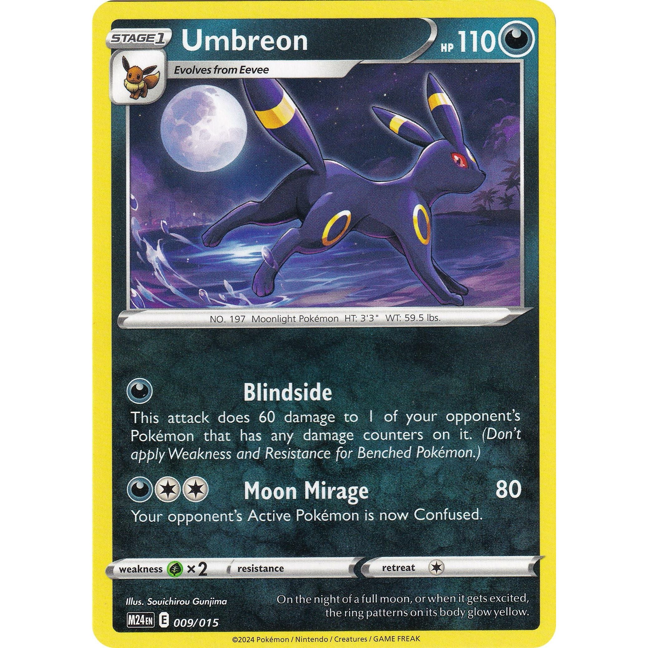 Umbreon (009/015) (McDonald's Promos 2024) - PokeBox USA