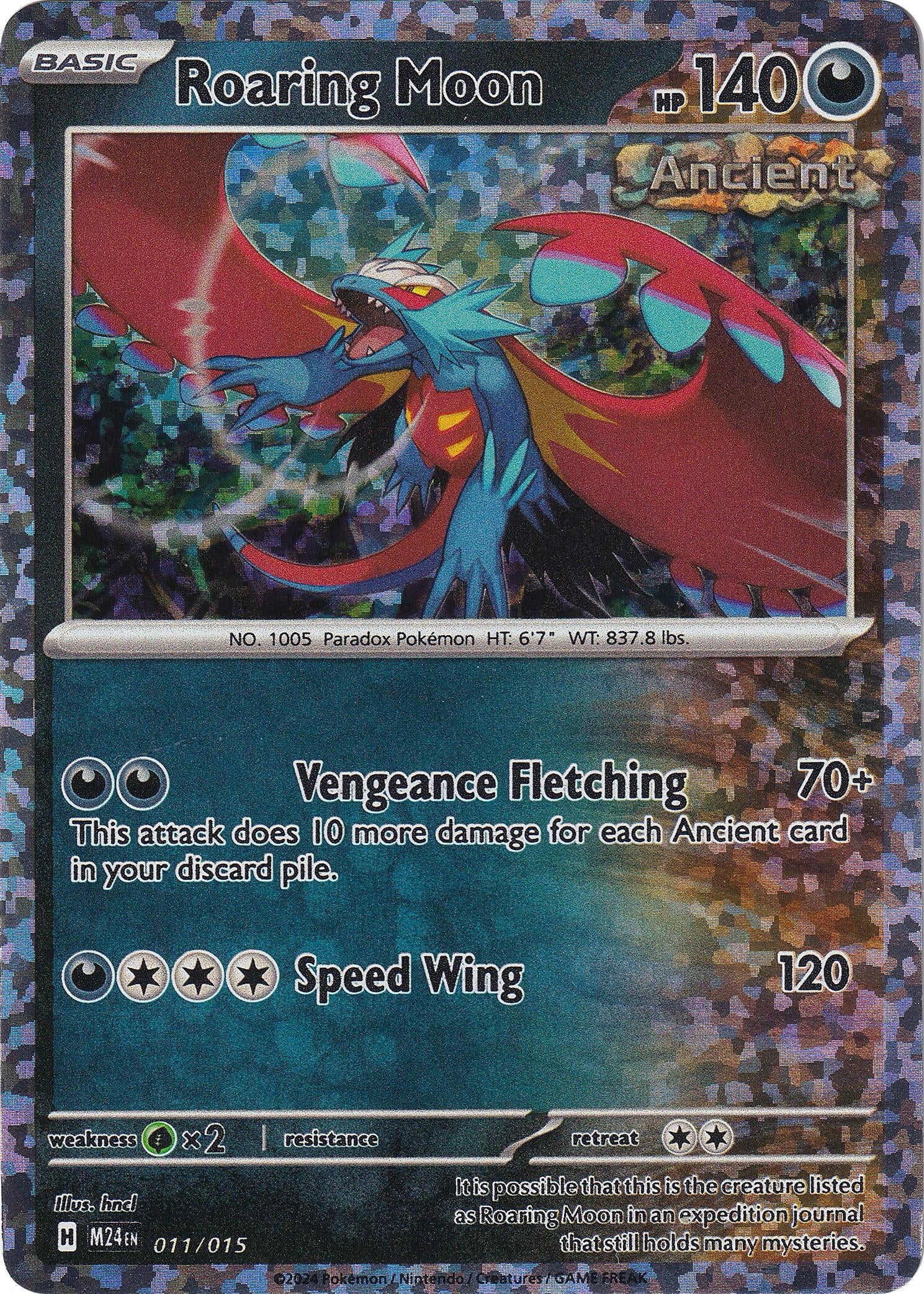 Image for Roaring Moon (011/015) (McDonald's Promos 2024) (M24) - Pokemon