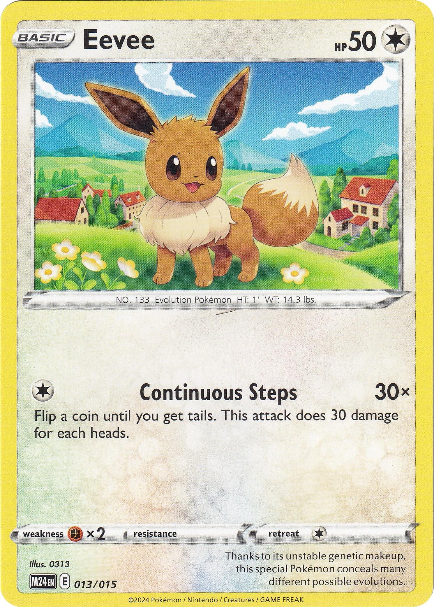 Image for Eevee (013/015) (McDonald's Promos 2024) (M24) - Pokemon