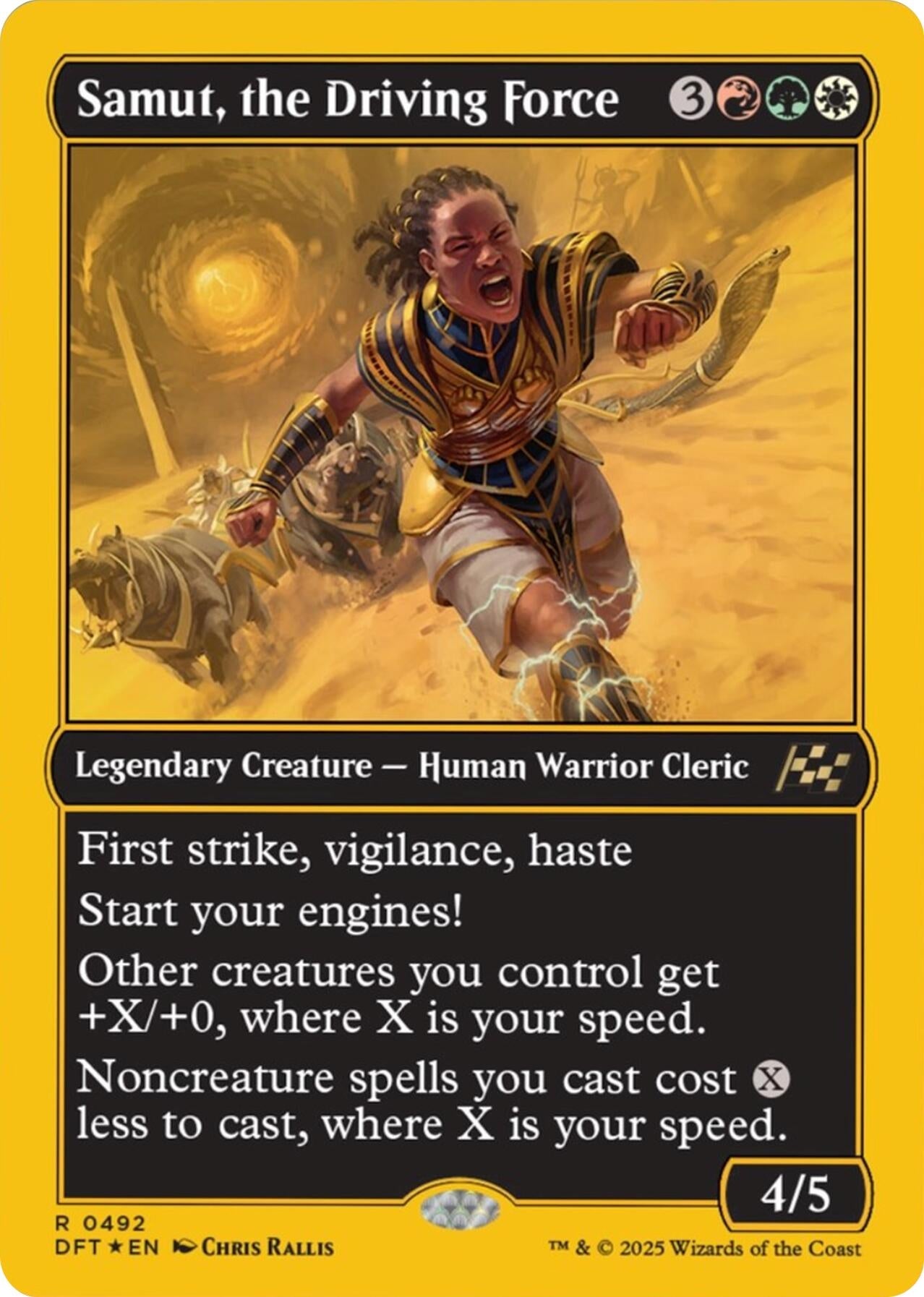 Samut, the Driving Force (First-Place Foil) (492) (Aetherdrift) - PokeBox USA