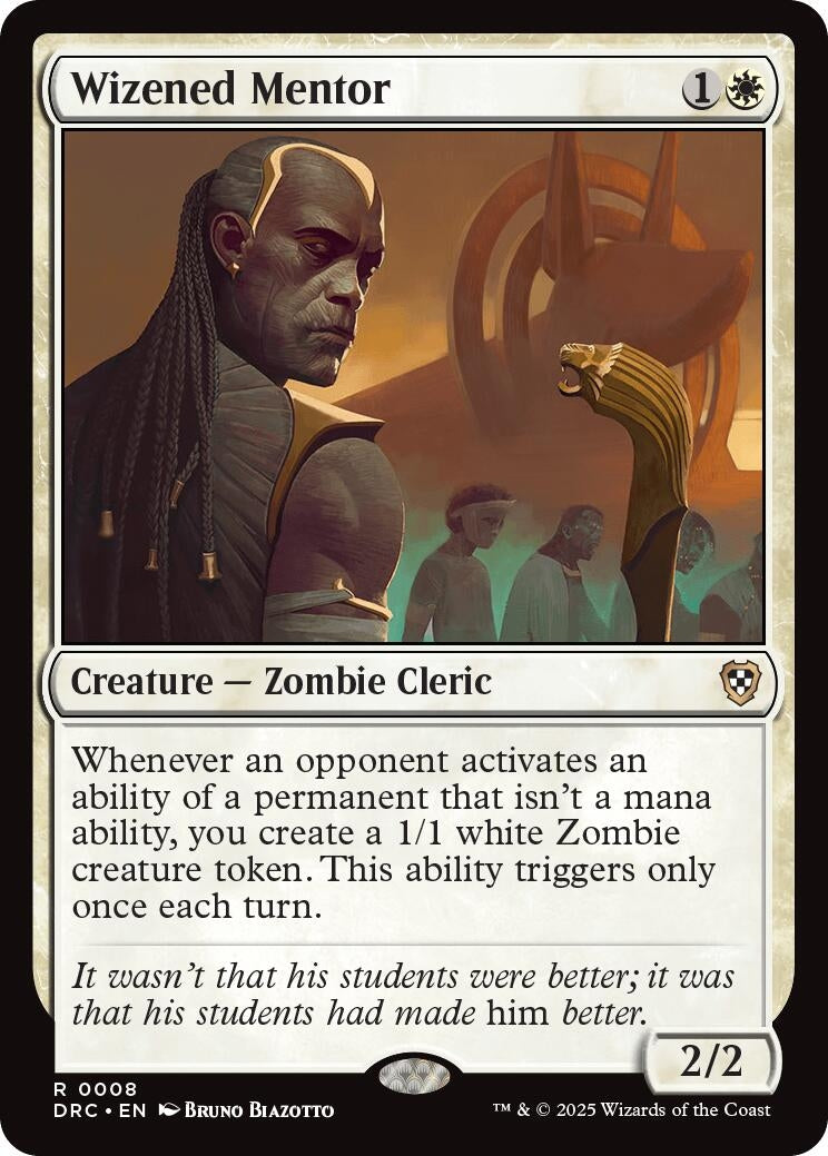 Wizened Mentor (8) (Aetherdrift)