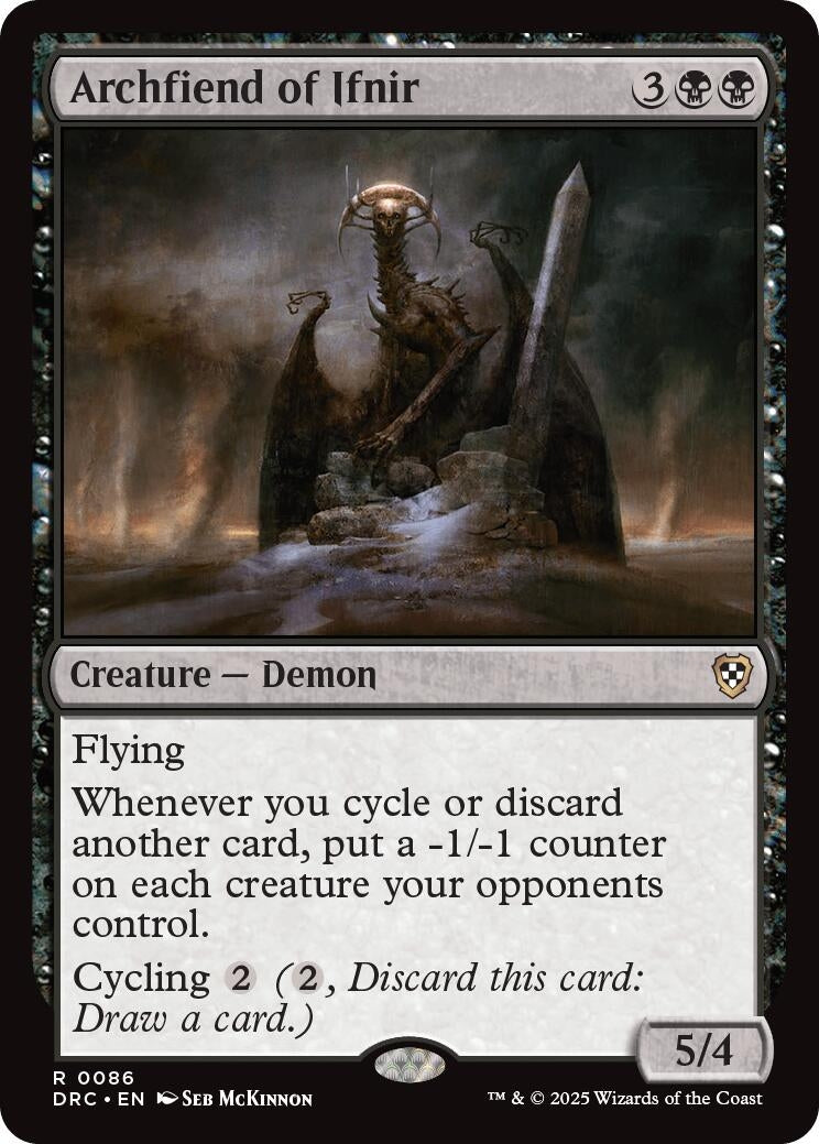Archfiend of Ifnir (86) (Aetherdrift)