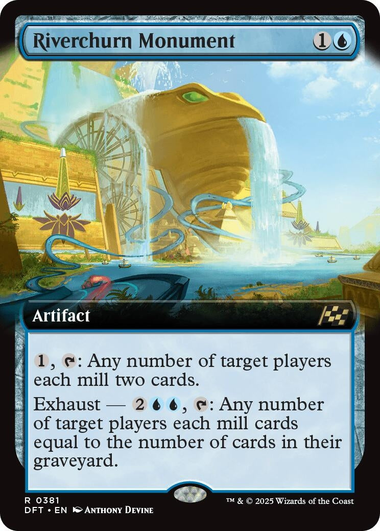 Riverchurn Monument (Extended Art) (381) (Aetherdrift)