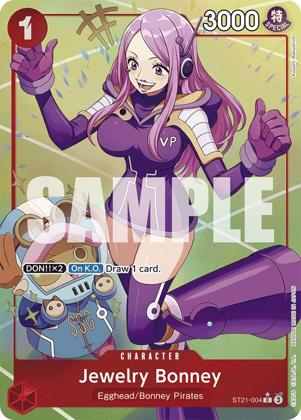 Image for Jewelry Bonney (Parallel) (ST21-004) (Starter Deck EX: Gear 5) (ST-21) - One Piece Card Game