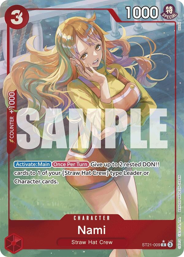 Image for Nami (Parallel) (ST21-009) (Starter Deck EX: Gear 5) (ST-21) - One Piece Card Game