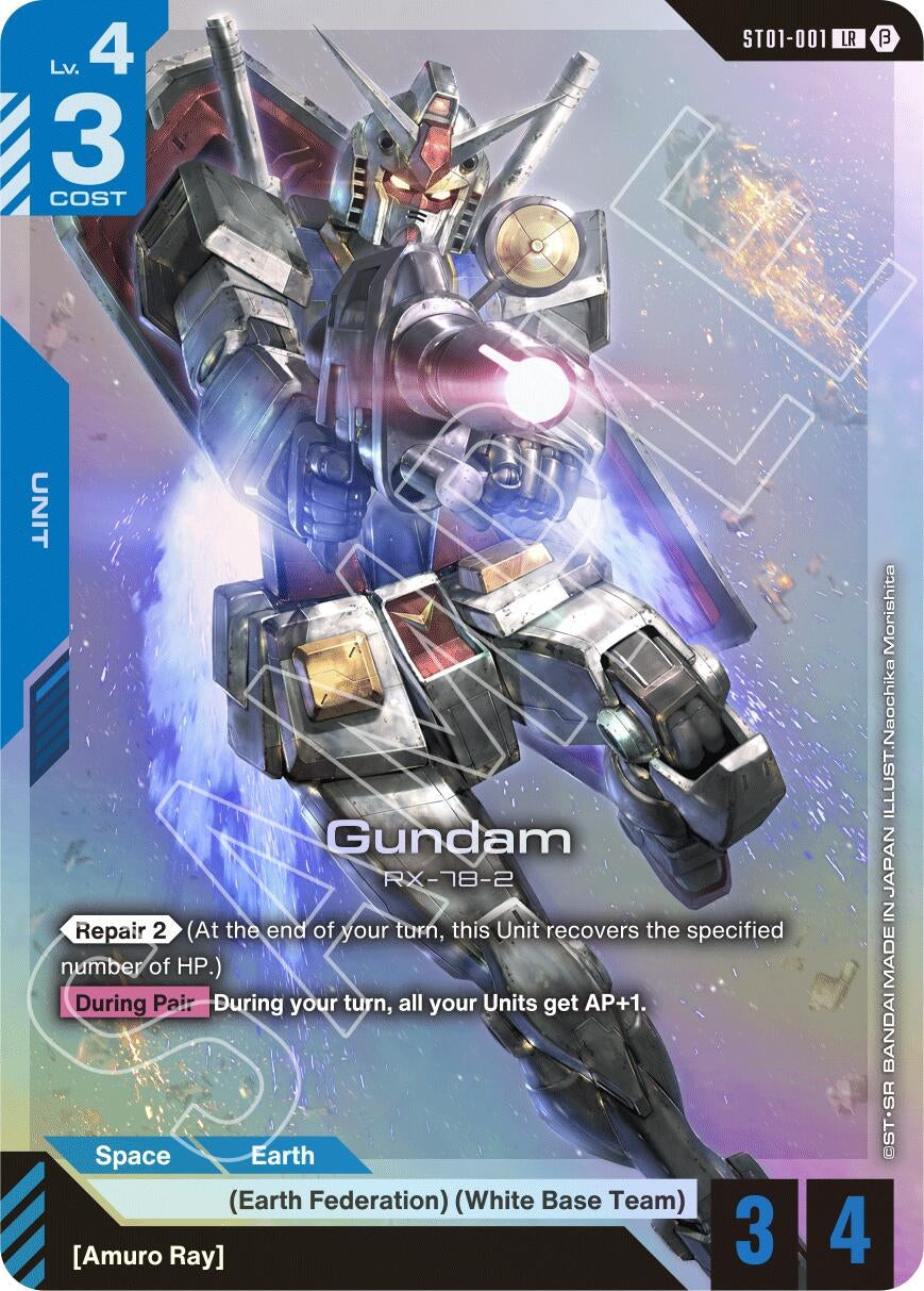 Image for Gundam (ST01-001) (Edition Beta) (GD01_b) - Gundam Card Game