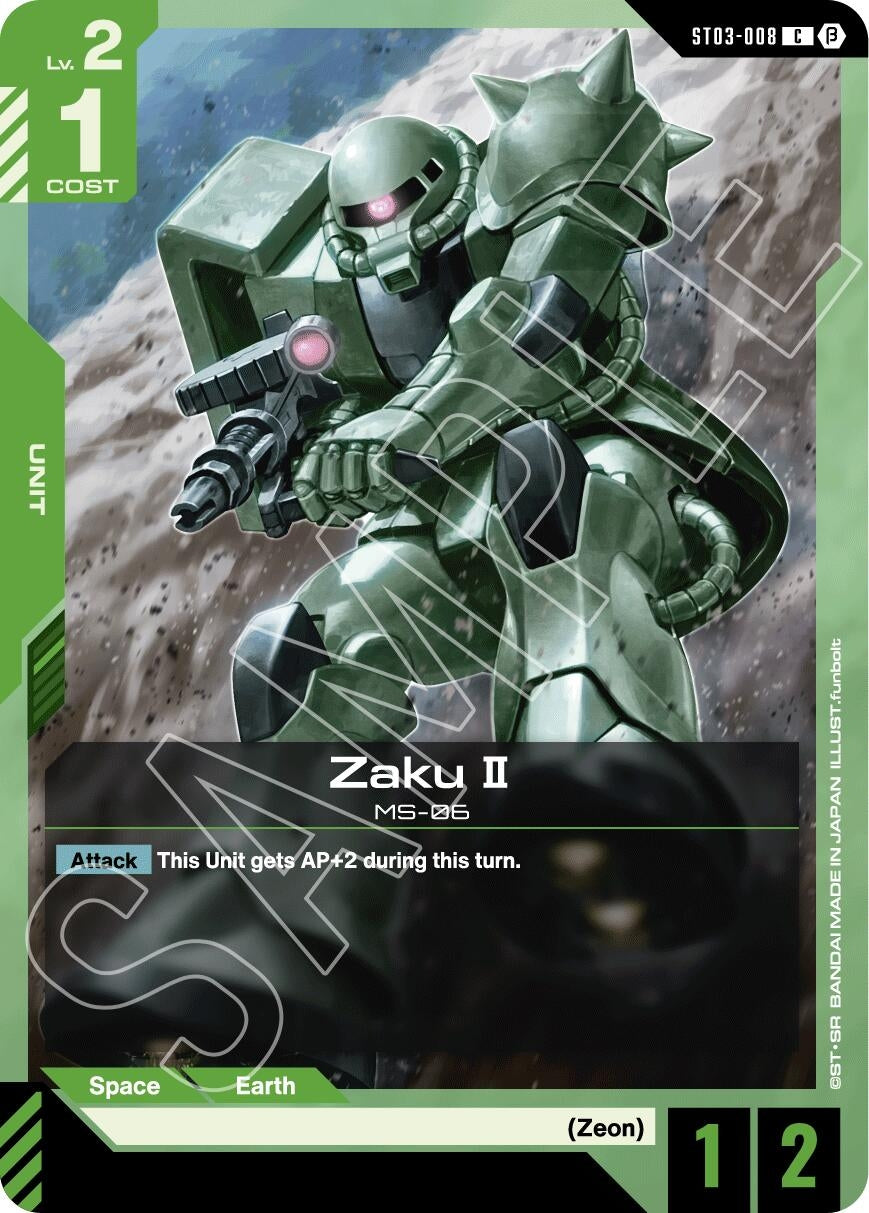Image for Zaku II (ST03-008) (Edition Beta) (GD01_b) - Gundam Card Game