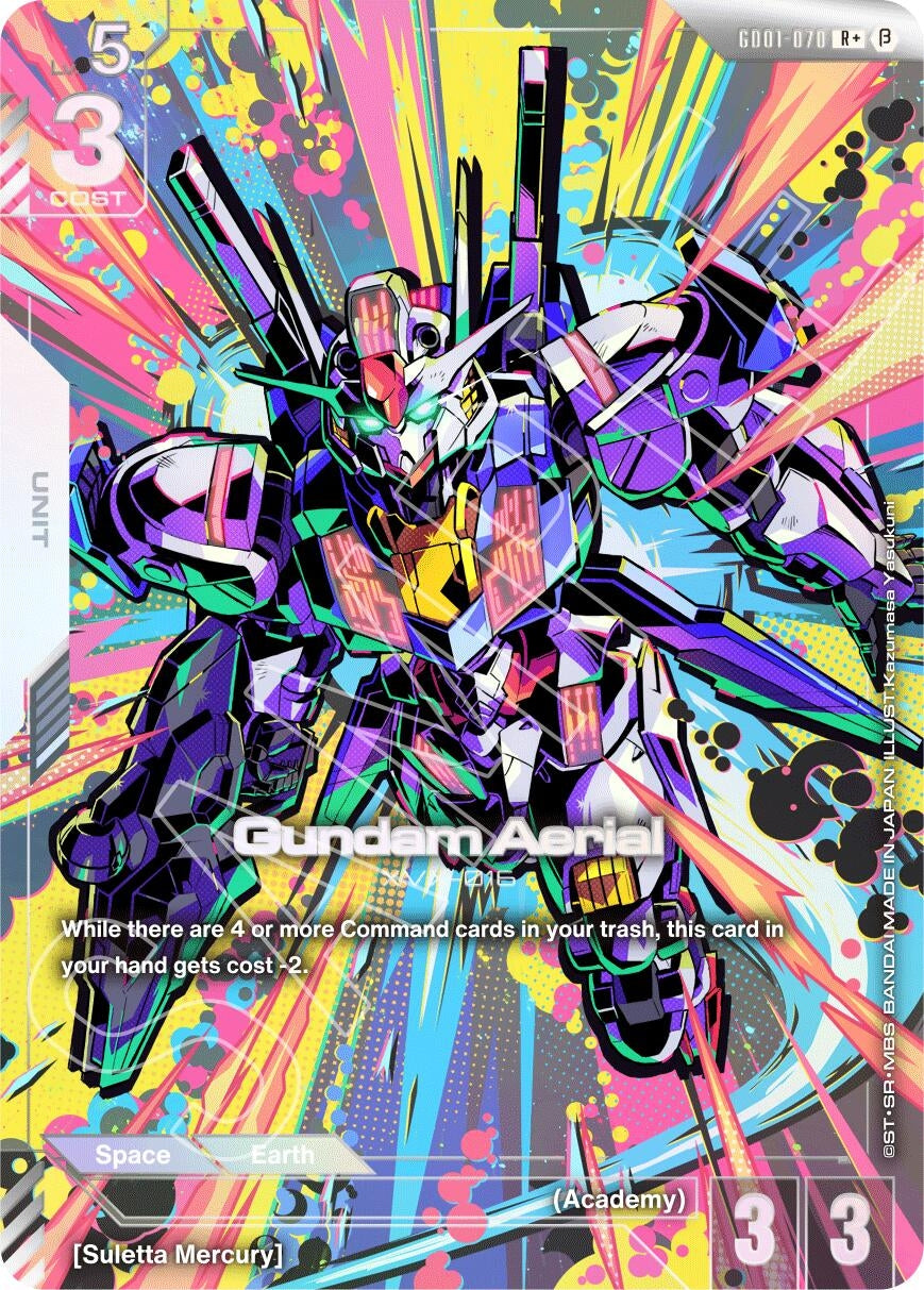 Image for Gundam Aerial (R+) (GD01-070) (Edition Beta) (GD01_b) - Gundam Card Game