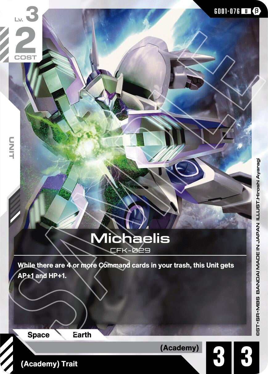 Image for Michaelis (GD01-076) (Edition Beta) (GD01_b) - Gundam Card Game
