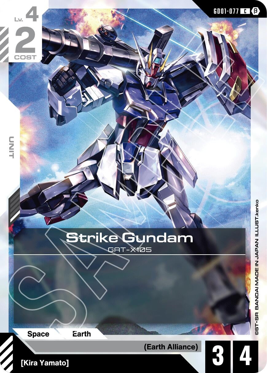 Image for Strike Gundam (GD01-077) (GD01-077) (Edition Beta) (GD01_b) - Gundam Card Game