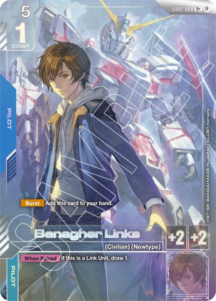 Image for Banagher Links (U+) (GD01-088) (Edition Beta) (GD01_b) - Gundam Card Game