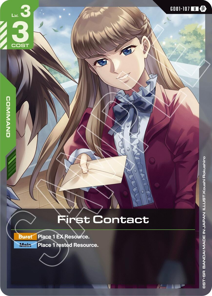 Image for First Contact (GD01-107) (Edition Beta) (GD01_b) - Gundam Card Game