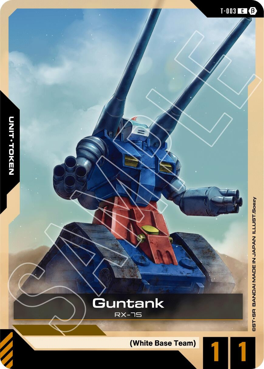 Image for Guntank (T-003) Token (T-003) (Edition Beta) (GD01_b) - Gundam Card Game