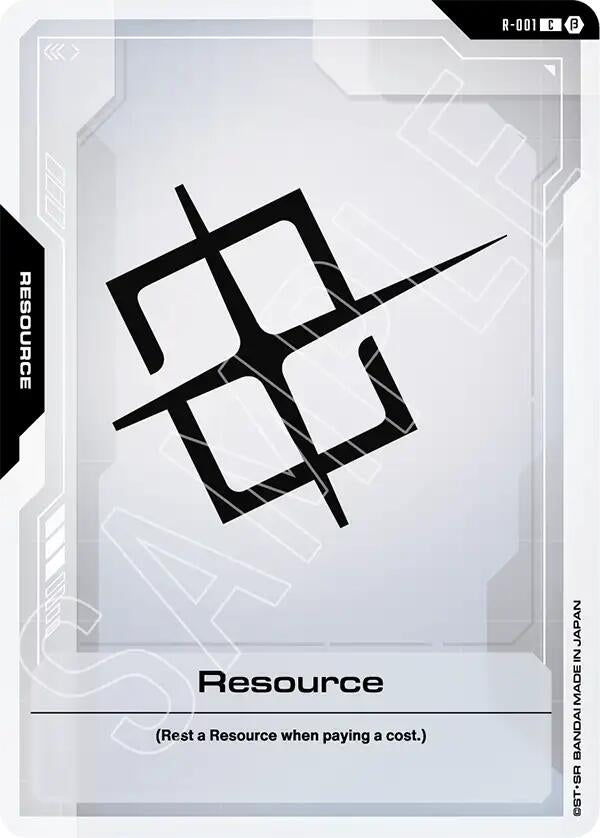 Image for Resource (R-001) (Edition Beta) (GD01_b) - Gundam Card Game