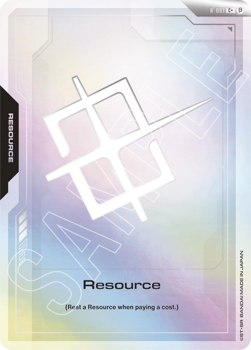 Image for Resource (C+) (R-001) (Edition Beta) (GD01_b) - Gundam Card Game