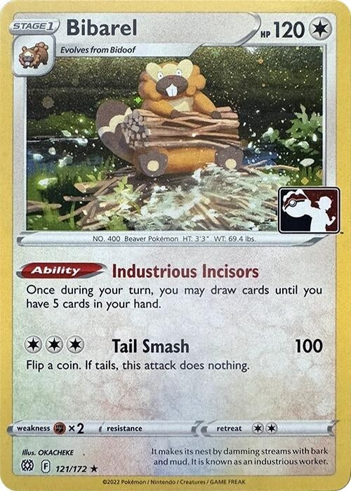 Image for Bibarel - 121/172 (Cosmos Holo) (121/172) (Prize Pack Series Cards) - Pokemon
