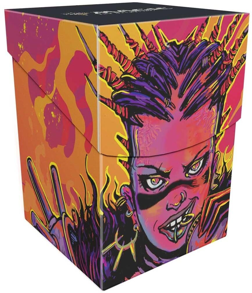 Image for Aetherdrift - Borderless Racer 4: Far Fortune End Boss 100+ Deck Box for Magic: The Gathering - Deck Boxes