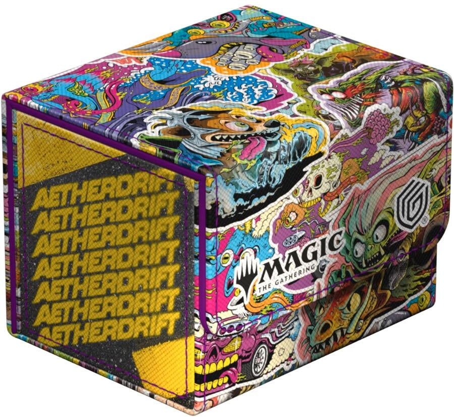 Image for Magic: The Gathering Aetherdrift Sidewinder 100+ Xenoskin Deck Box - Revved-Up Racers - Deck Boxes